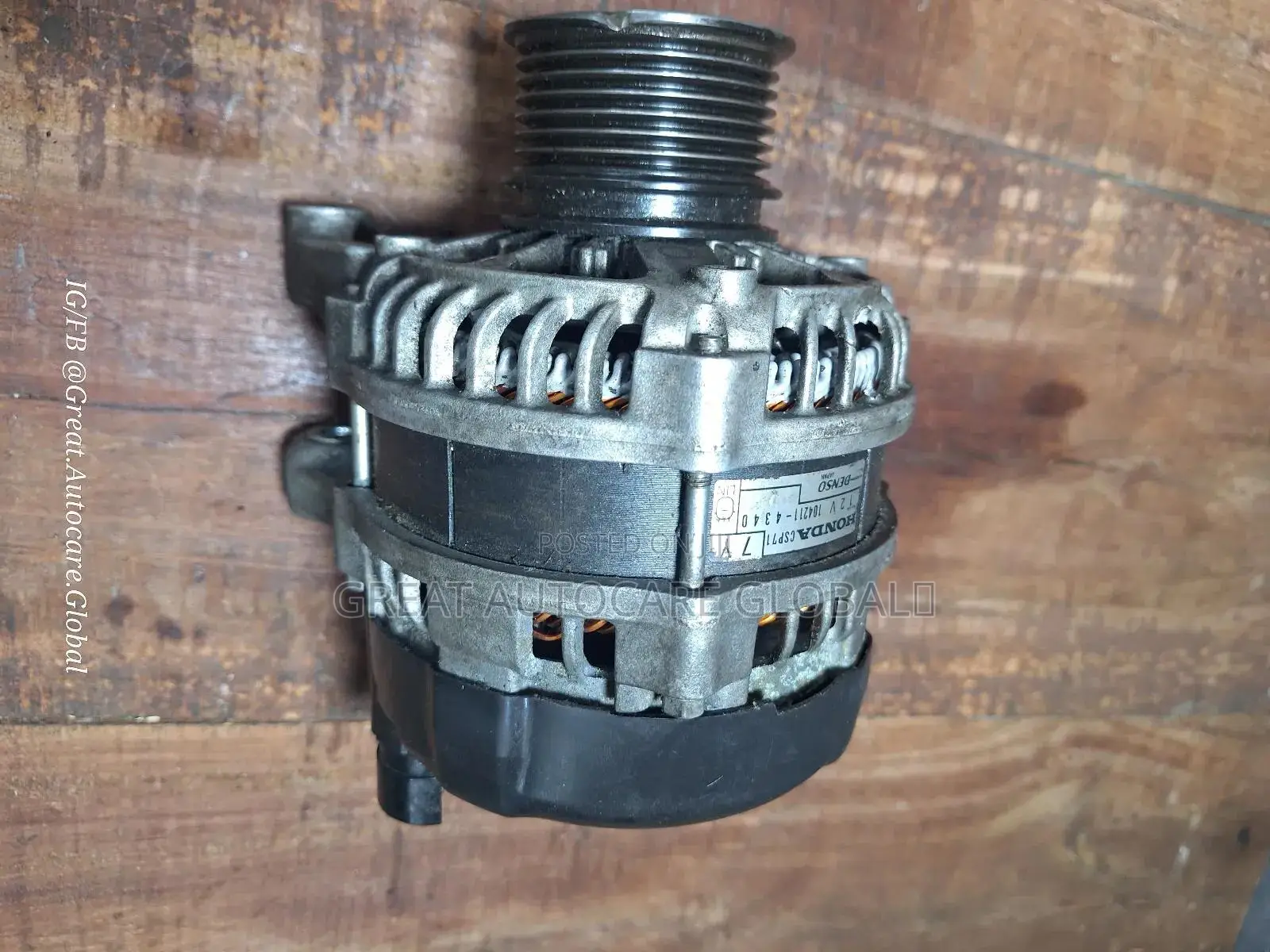 2018-2023 Honda Accord, Crv And Civic Alternator