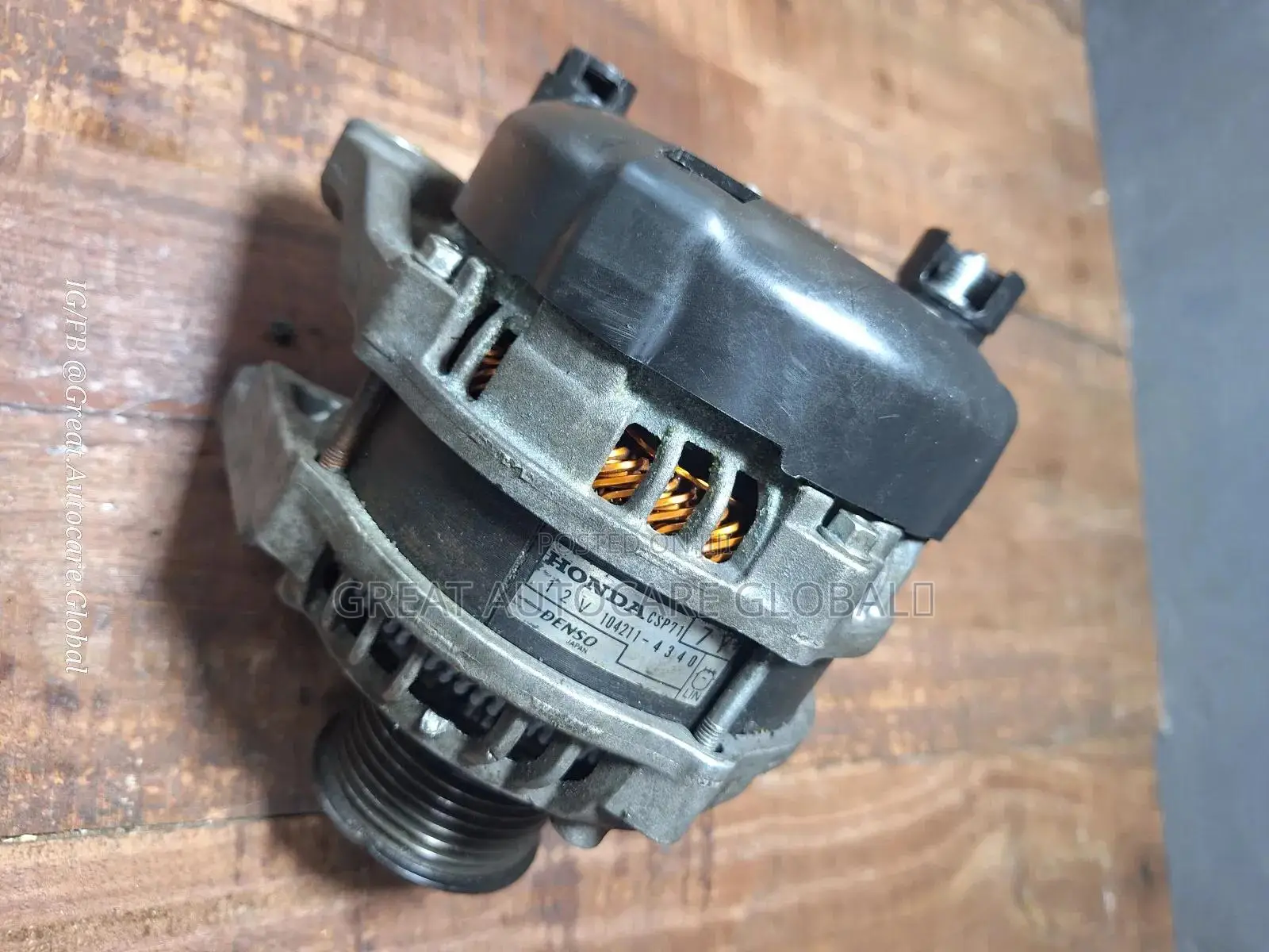 2018-2023 Honda Accord, Crv And Civic Alternator