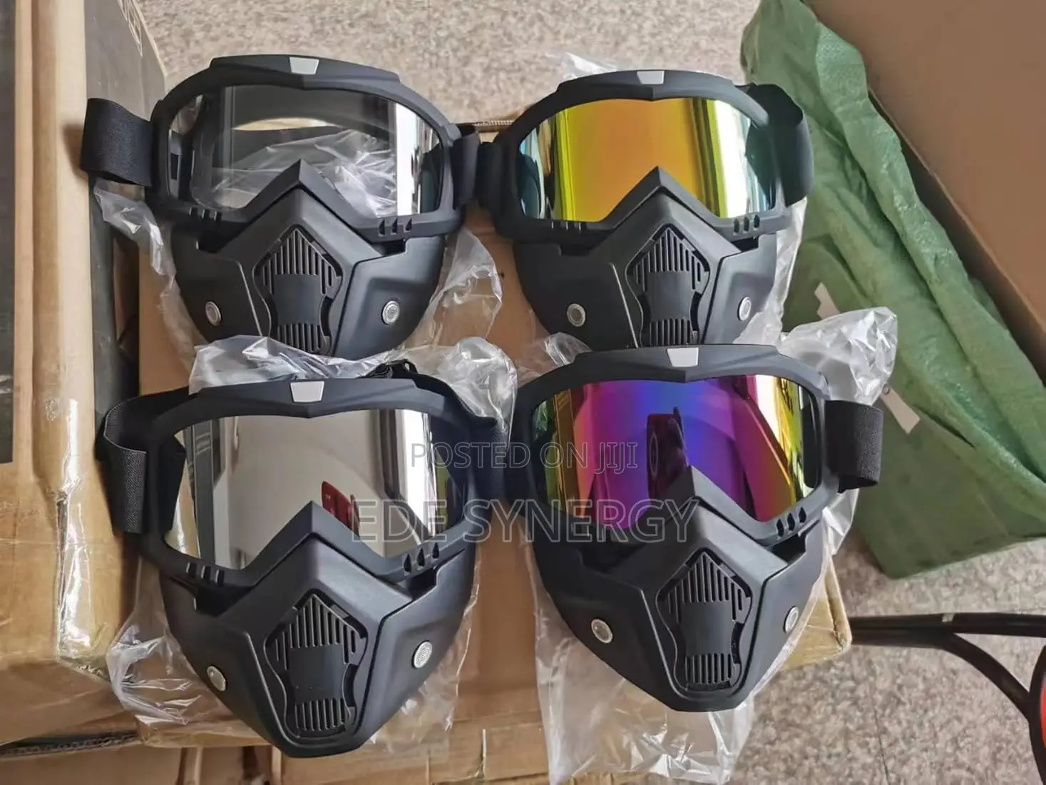 Goggle Windproof Dirt Shield With Soft Foam Padded Detachabl