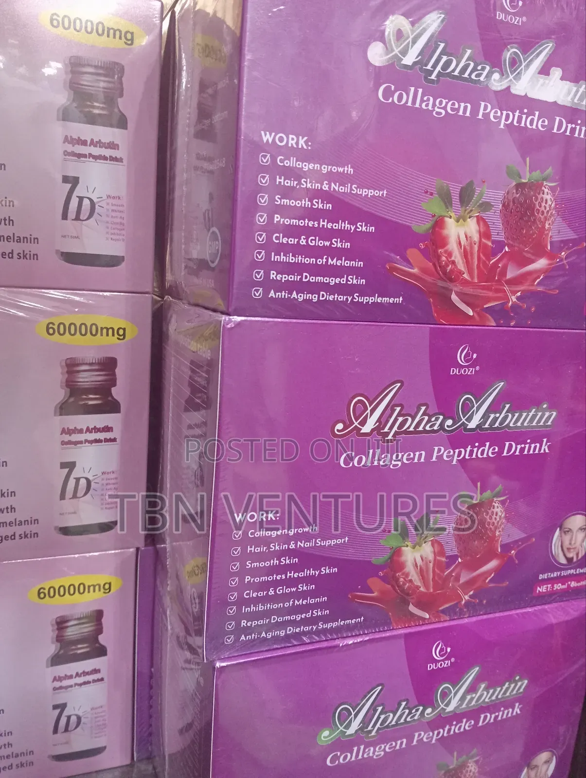 Duozi Alpha Arbutin Collagen Peptide Drink -8 Bottles