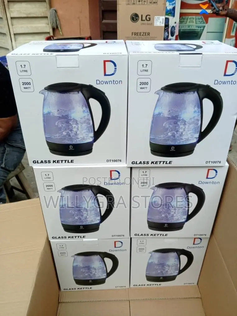 Glass Kettle (Downton) 2000w 1.7l