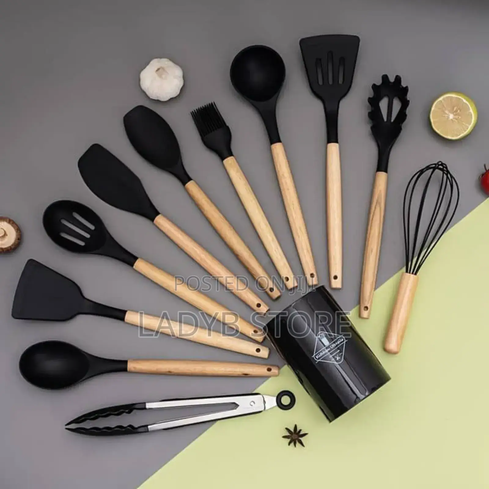 12pcs Silicone Spoon Set