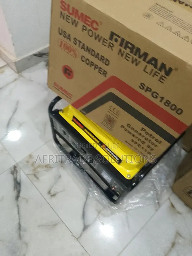 Premium Motor Spirit 1.5kva Sumec Firman SPG 1800generator