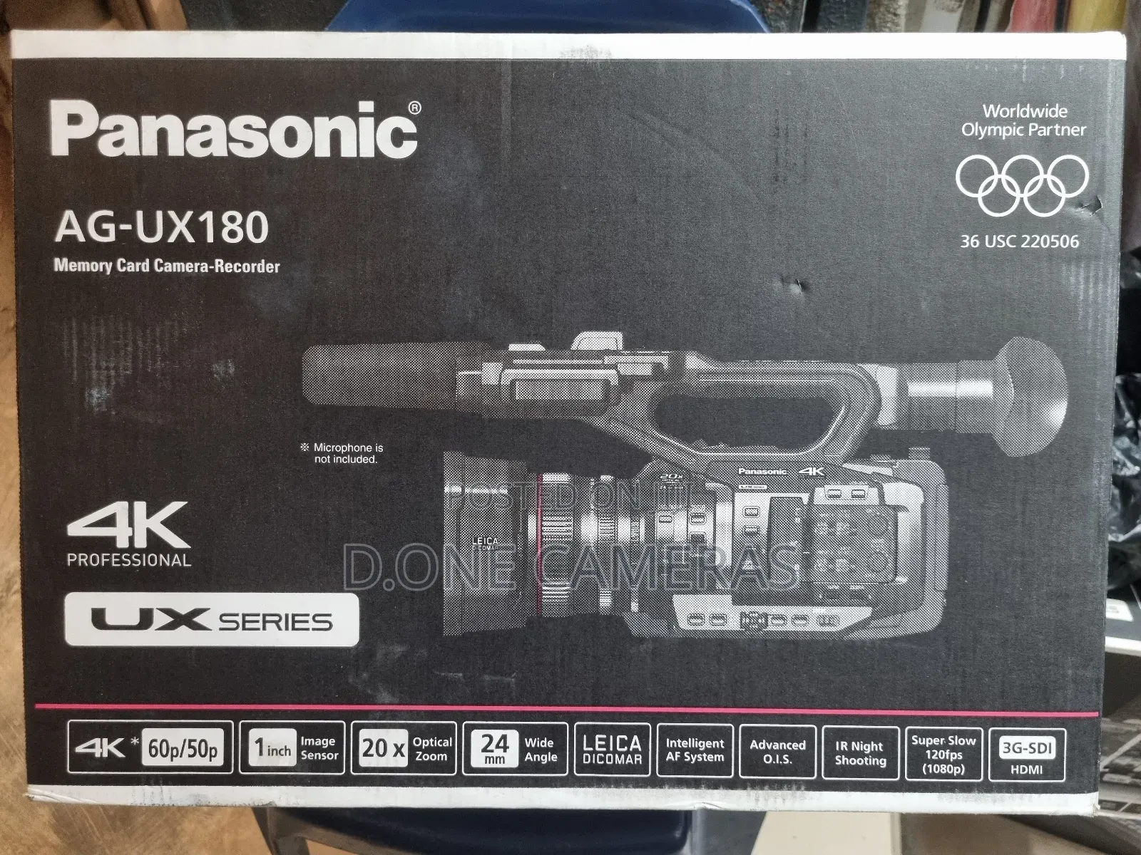 Brand New Panasonic Ag-Ux180 Camera With 3g-Sdi/Hdmi