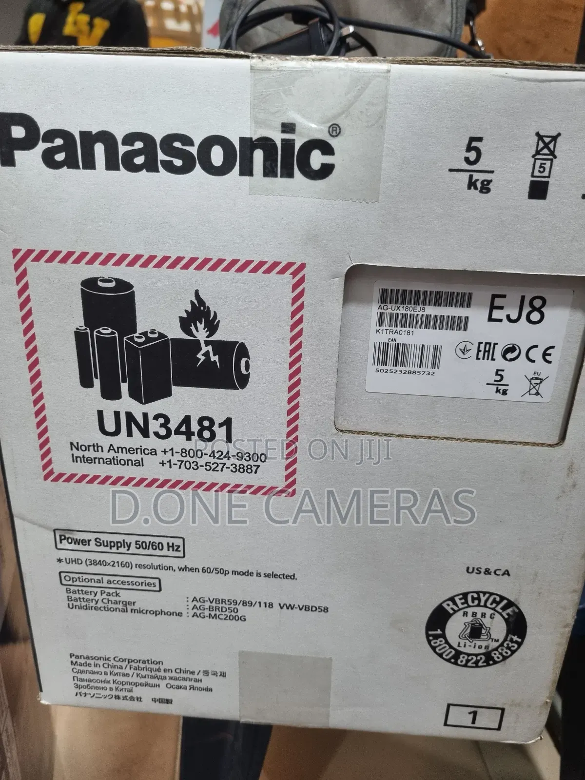 Brand New Panasonic Ag-Ux180 Camera With 3g-Sdi/Hdmi