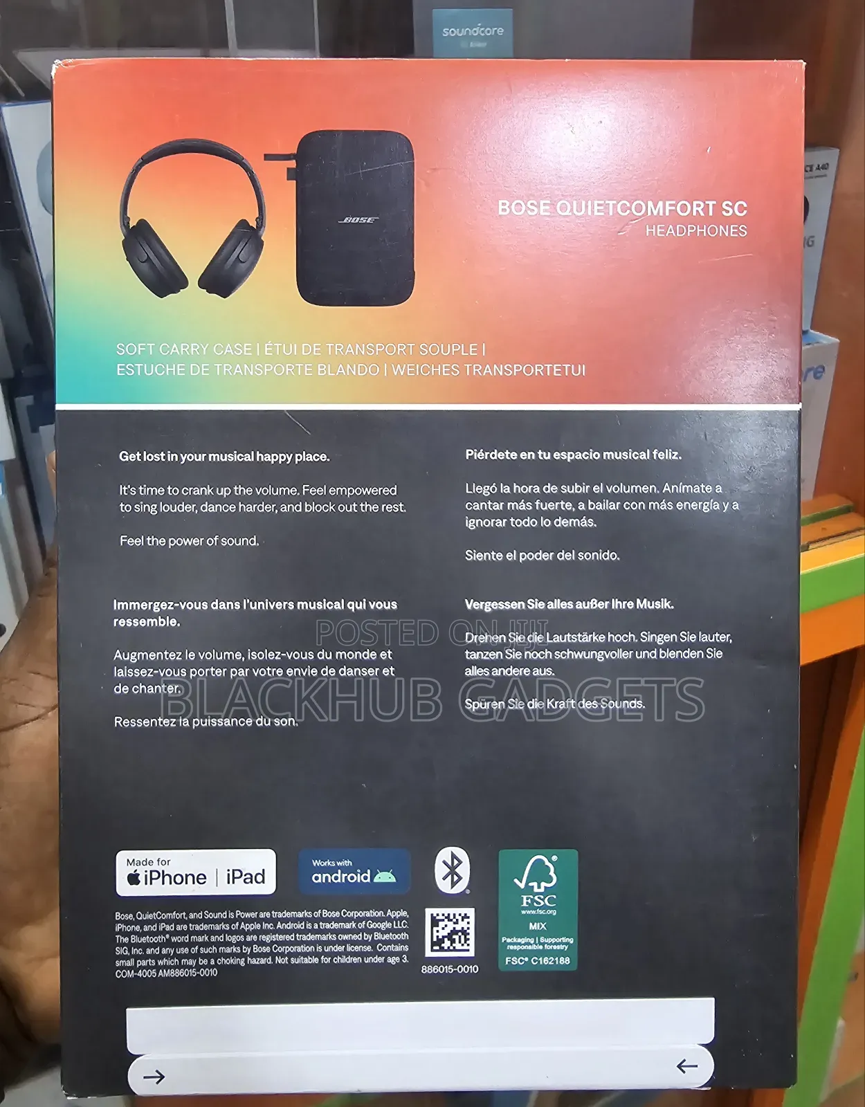 Bose Quietcomfort Sc