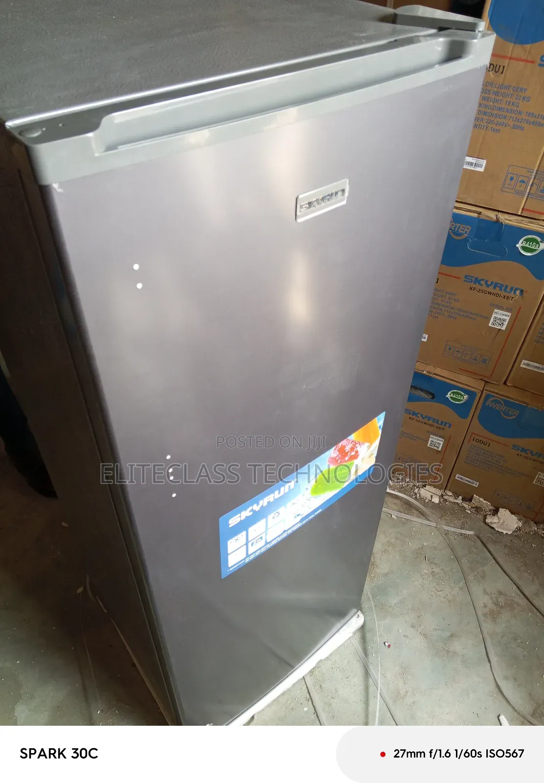 Standard Upright 180 Liters Skyrun Freezer