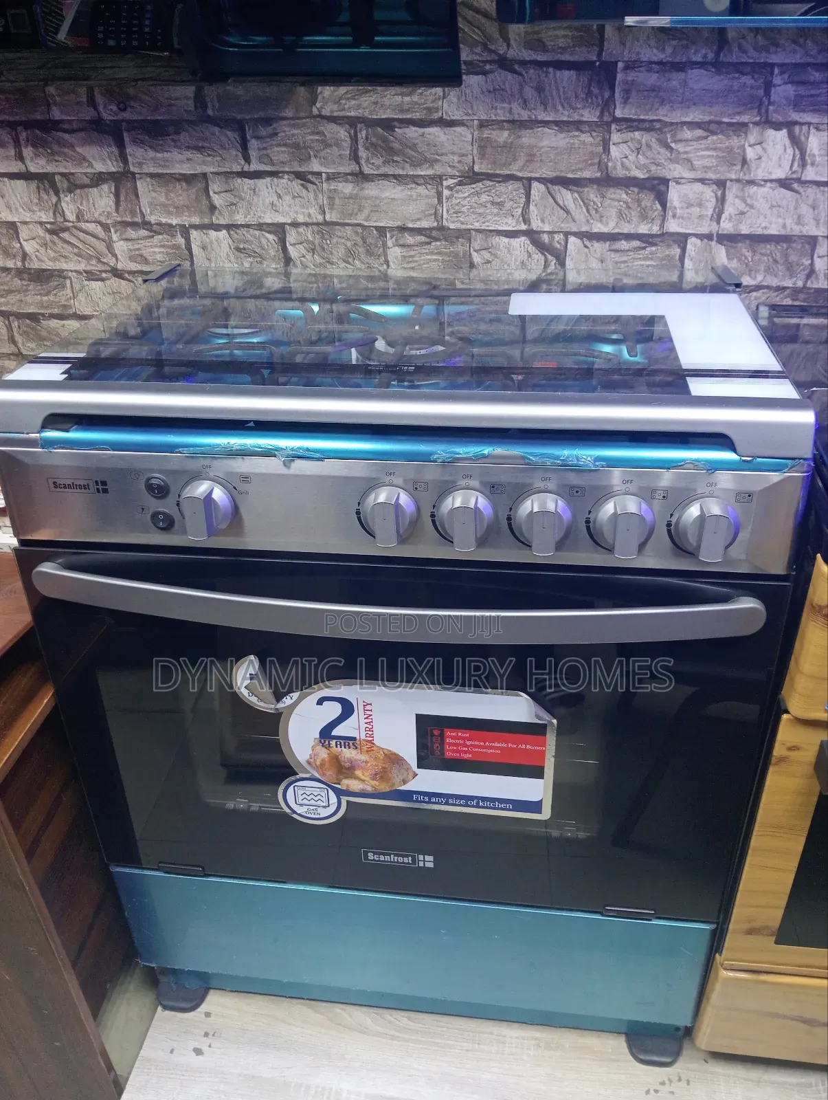 High Quality Five Burner Standing Scanfrost