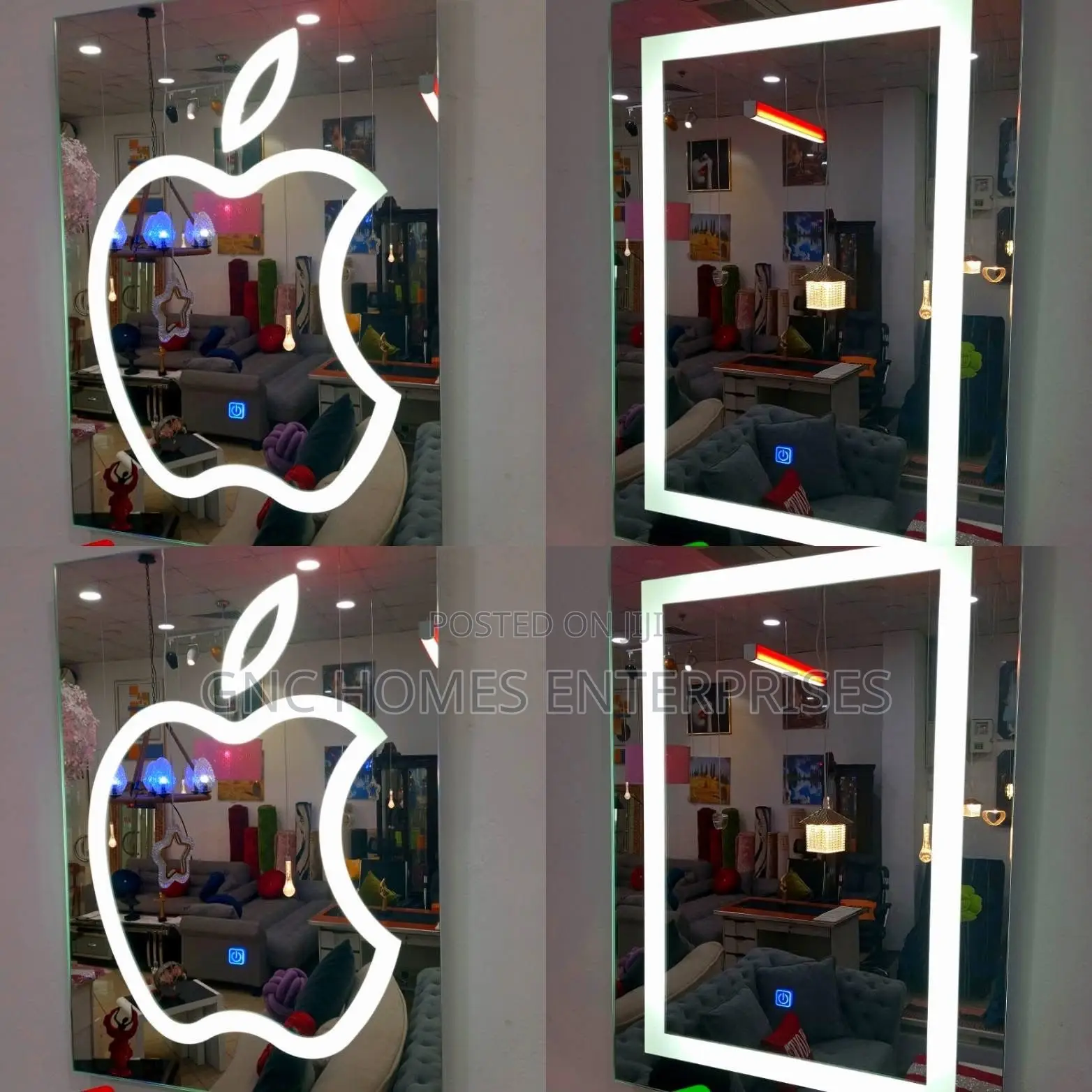 80/60cm Led Mirror With Different Colors