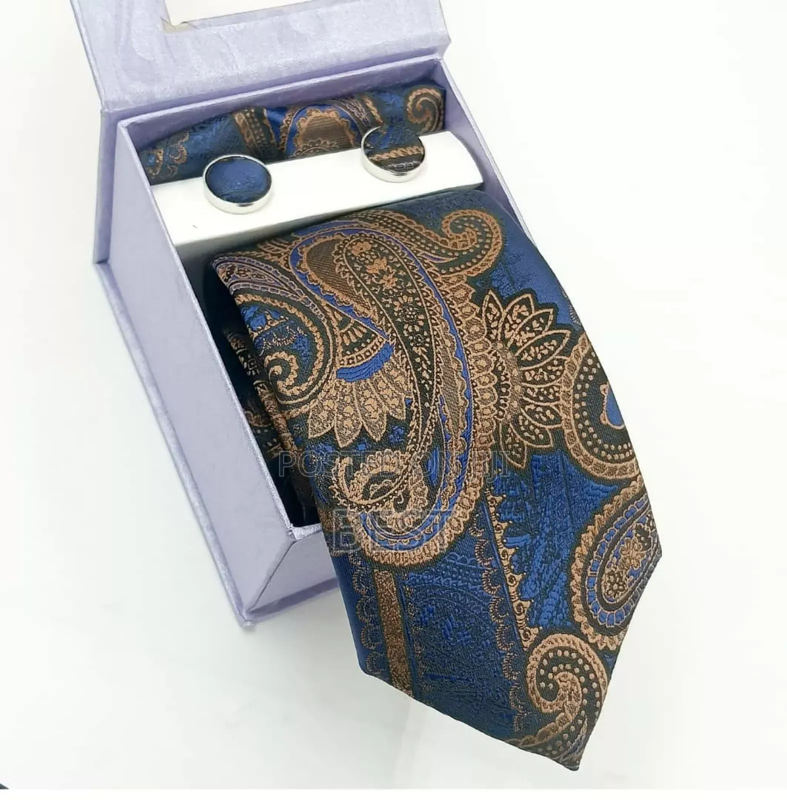 High Quality Complete Set Ties With Cufflinks P-Squear
