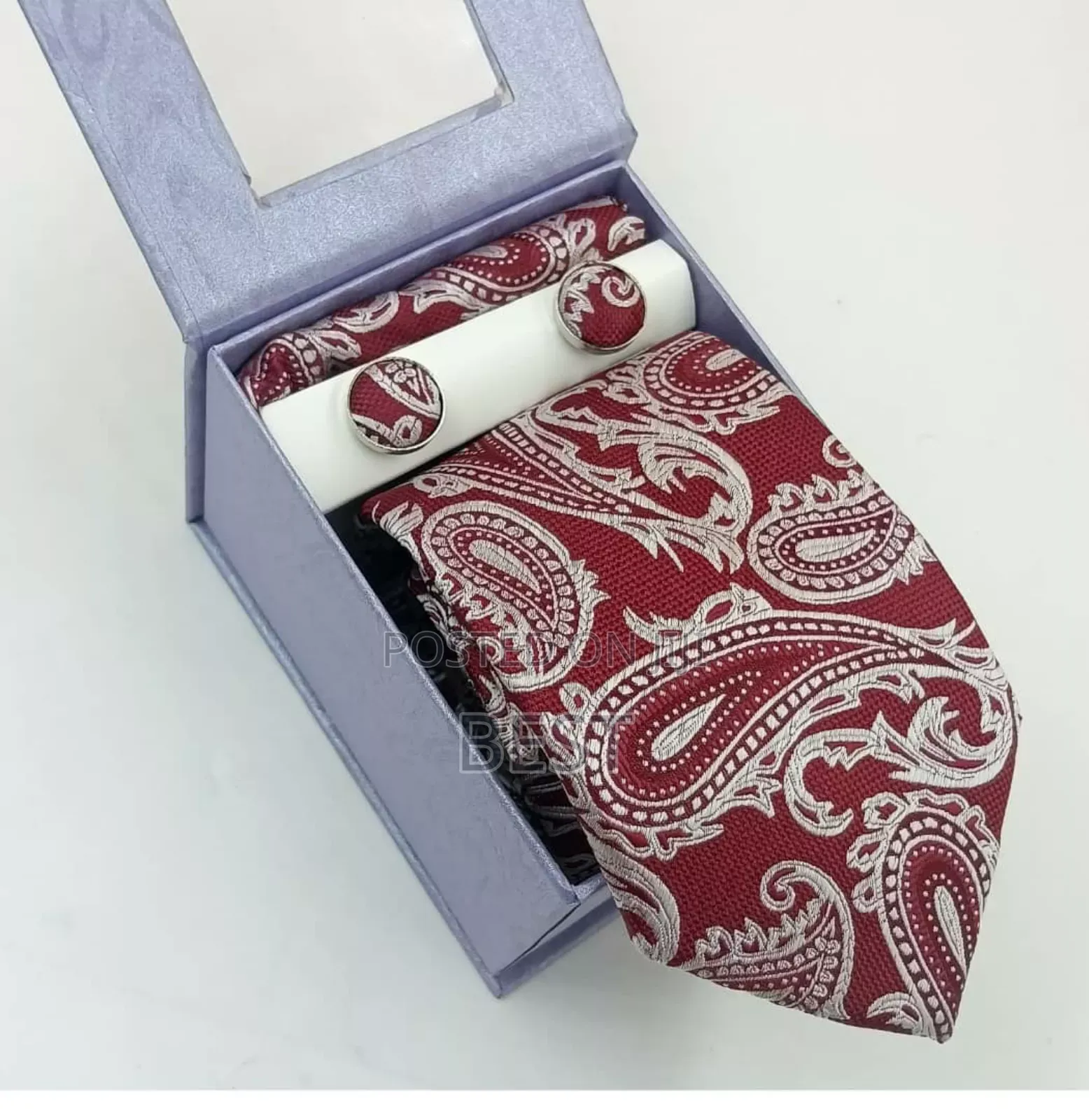 High Quality Complete Set Ties With Cufflinks P-Squear