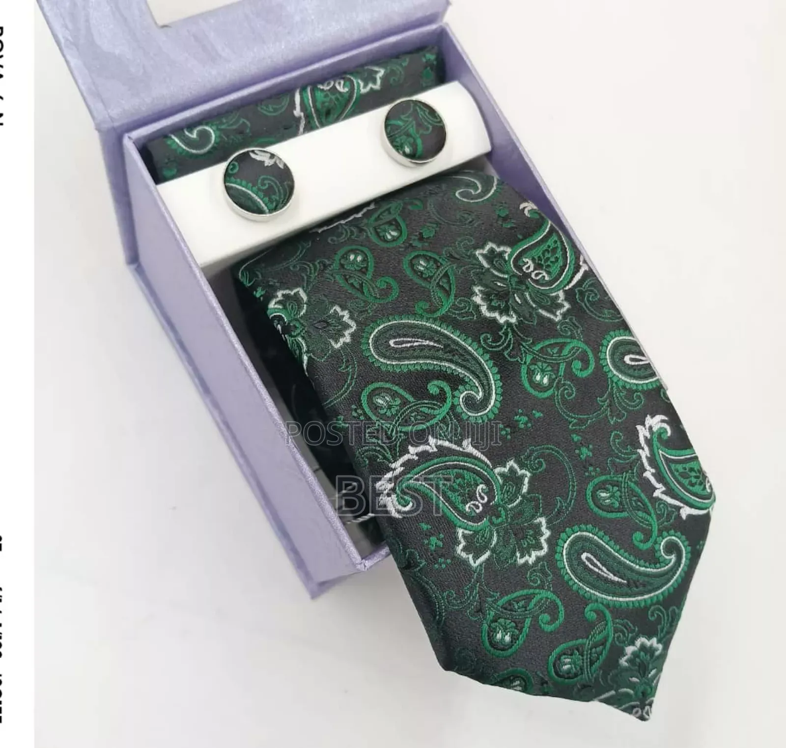 High Quality Complete Set Ties With Cufflinks P-Squear