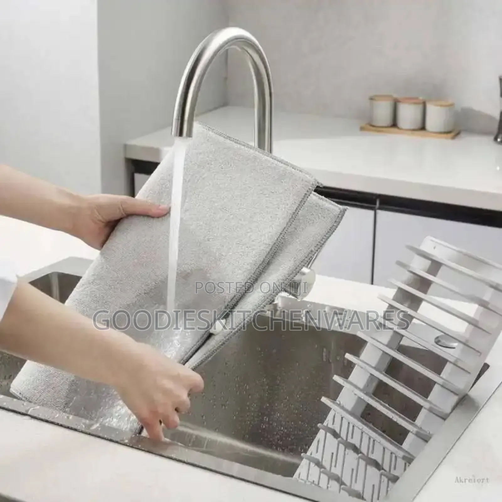 Drying Mat for Utensils With Plate Rack