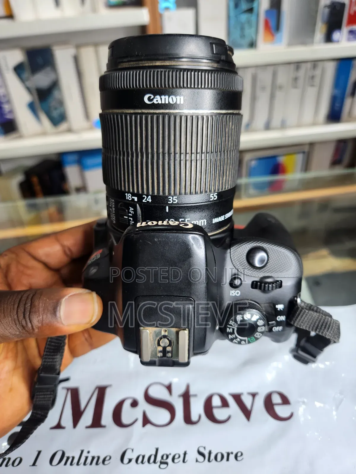 Canon Eos Rebel Sl1/100d 18mp DSLR Camera With 18-55mm Lens