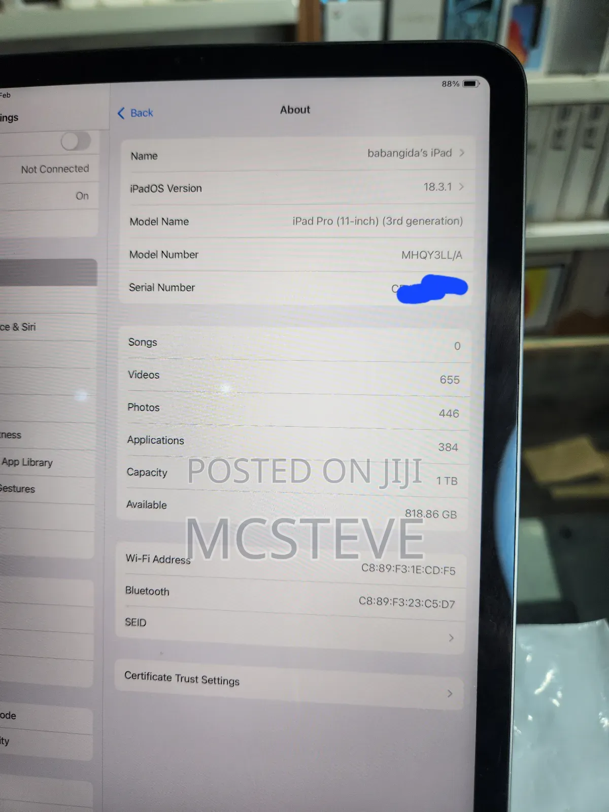 Apple iPad Pro 11 (2021) 1 TB Gray