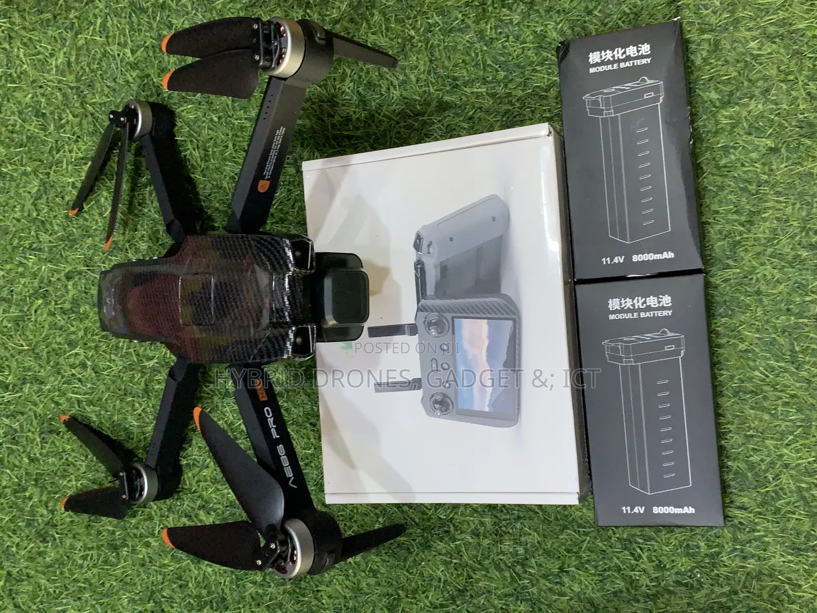 Ae86 Pro Max Professional Drone 8km Range + Extra Battery