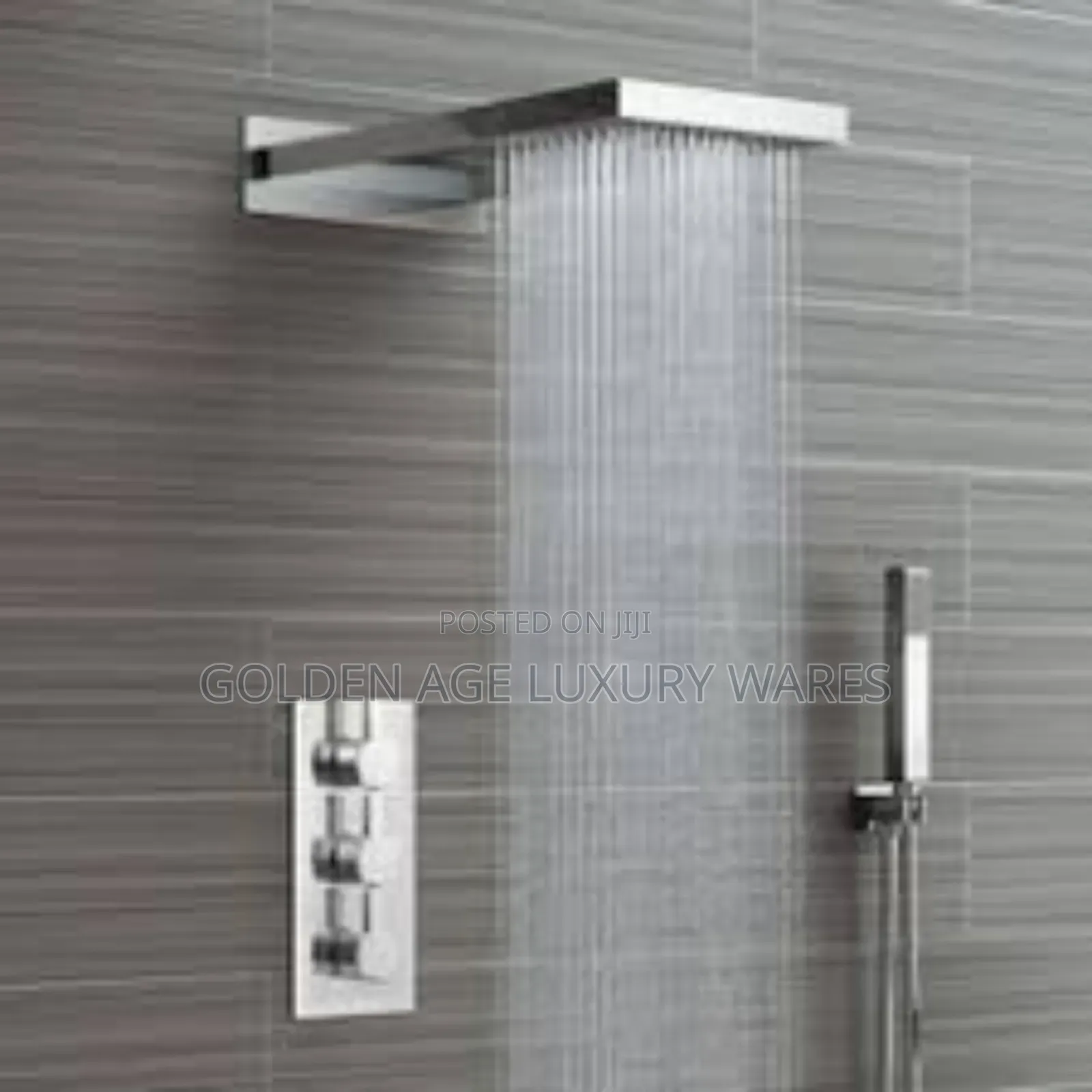 Long Head Thermostatic Conduit Shower