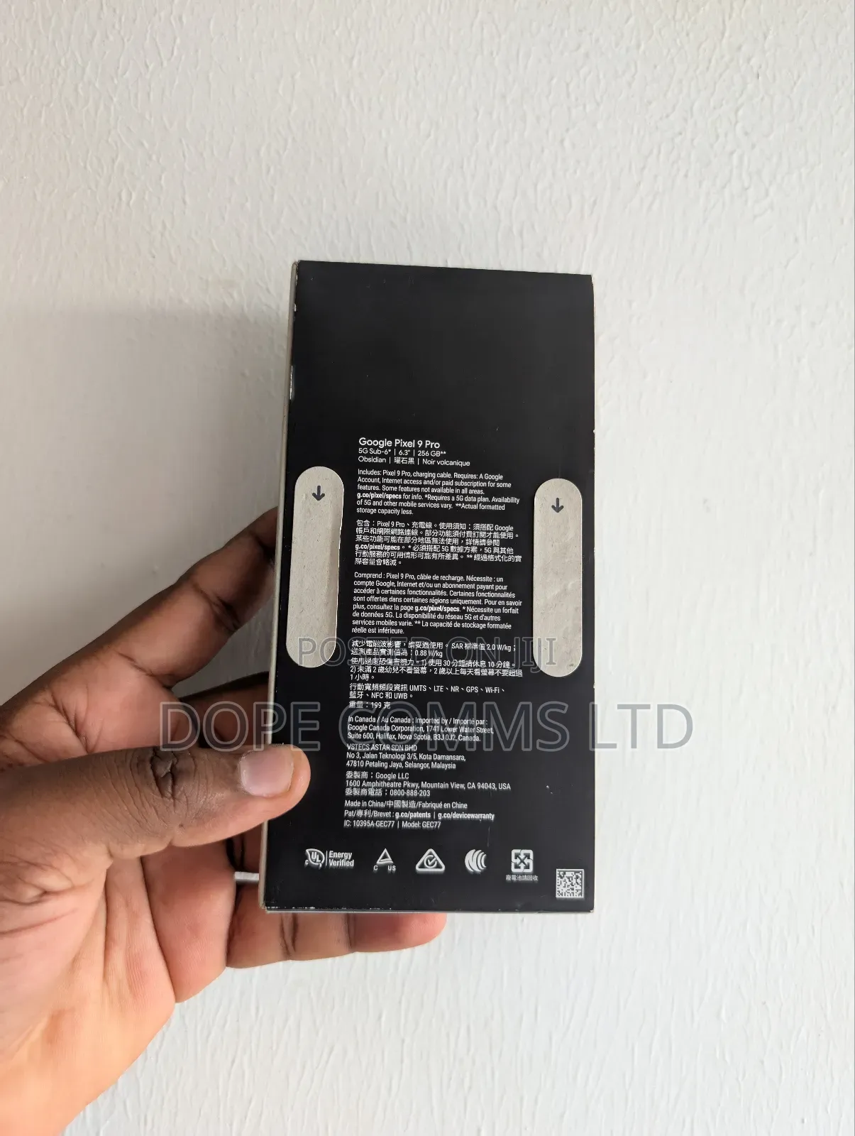 New Google Pixel 9 128 GB Black
