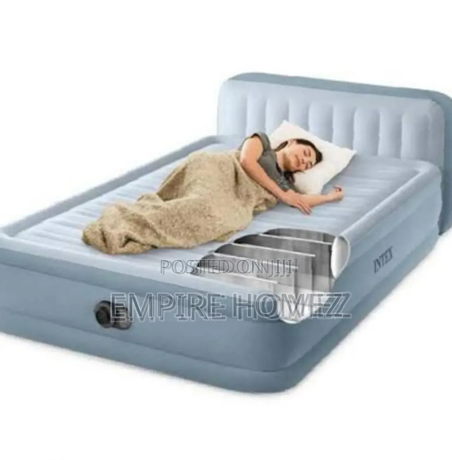 18 Inches Premium Inflatable Bed, With Headboard