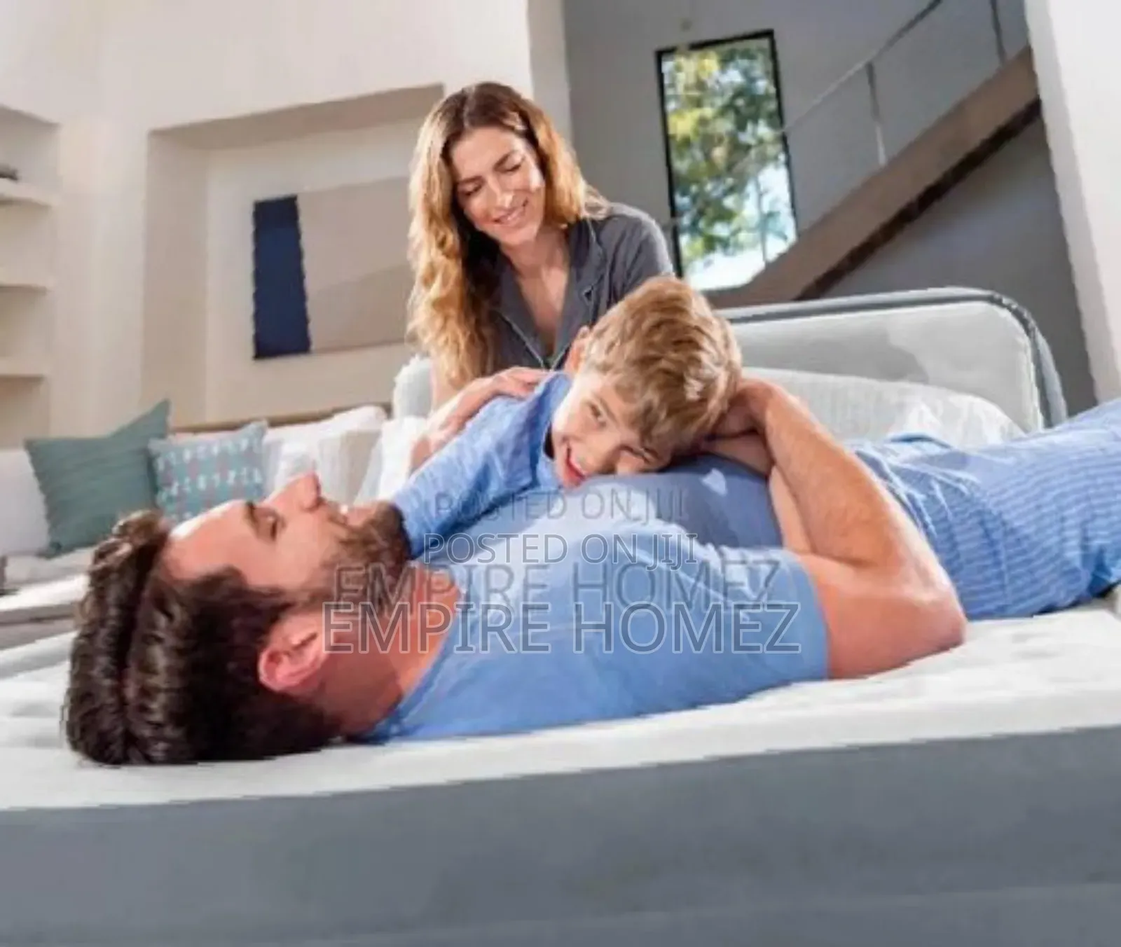 18 Inches Premium Inflatable Bed, With Headboard