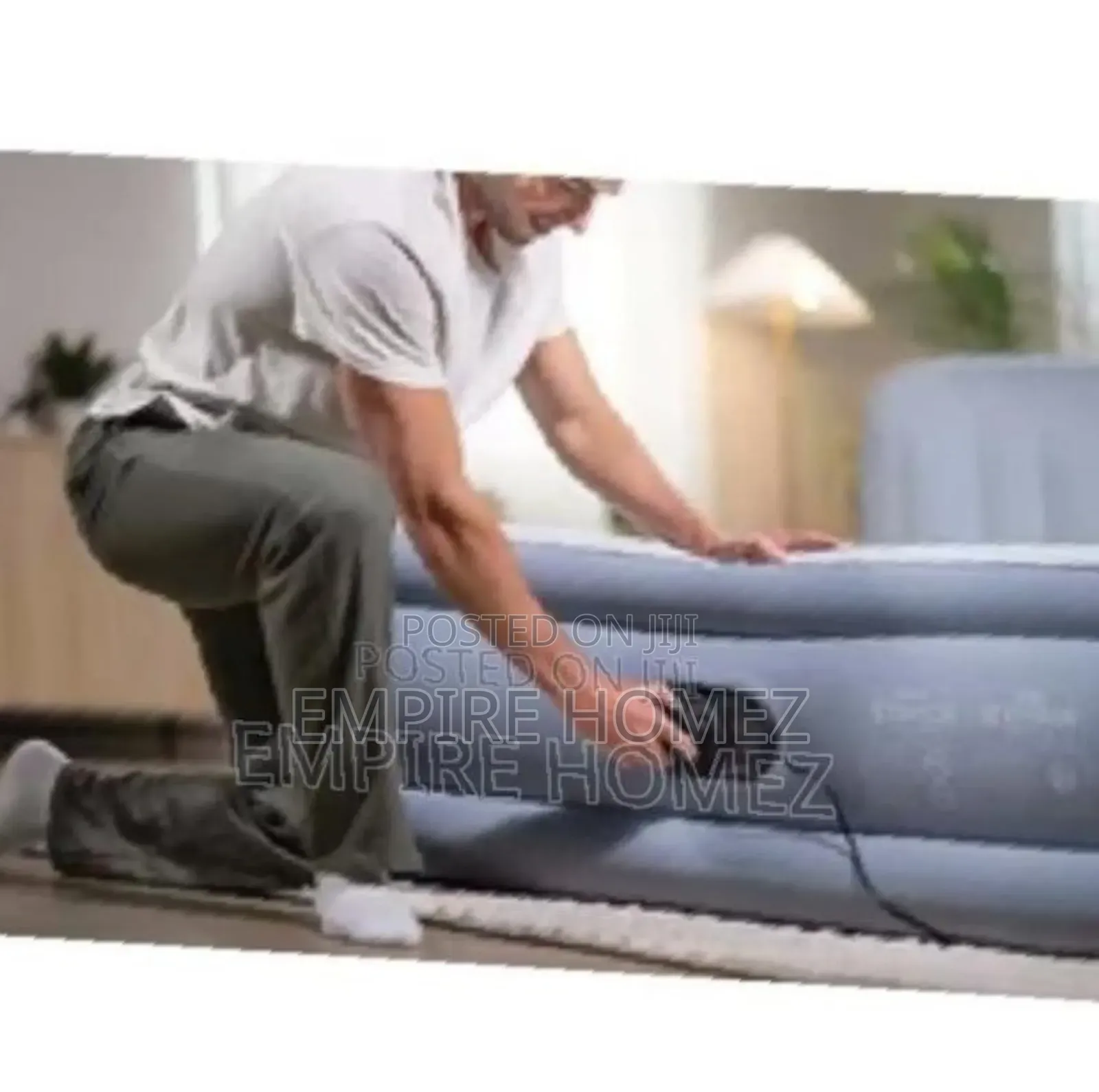 18 Inches Premium Inflatable Bed, With Headboard