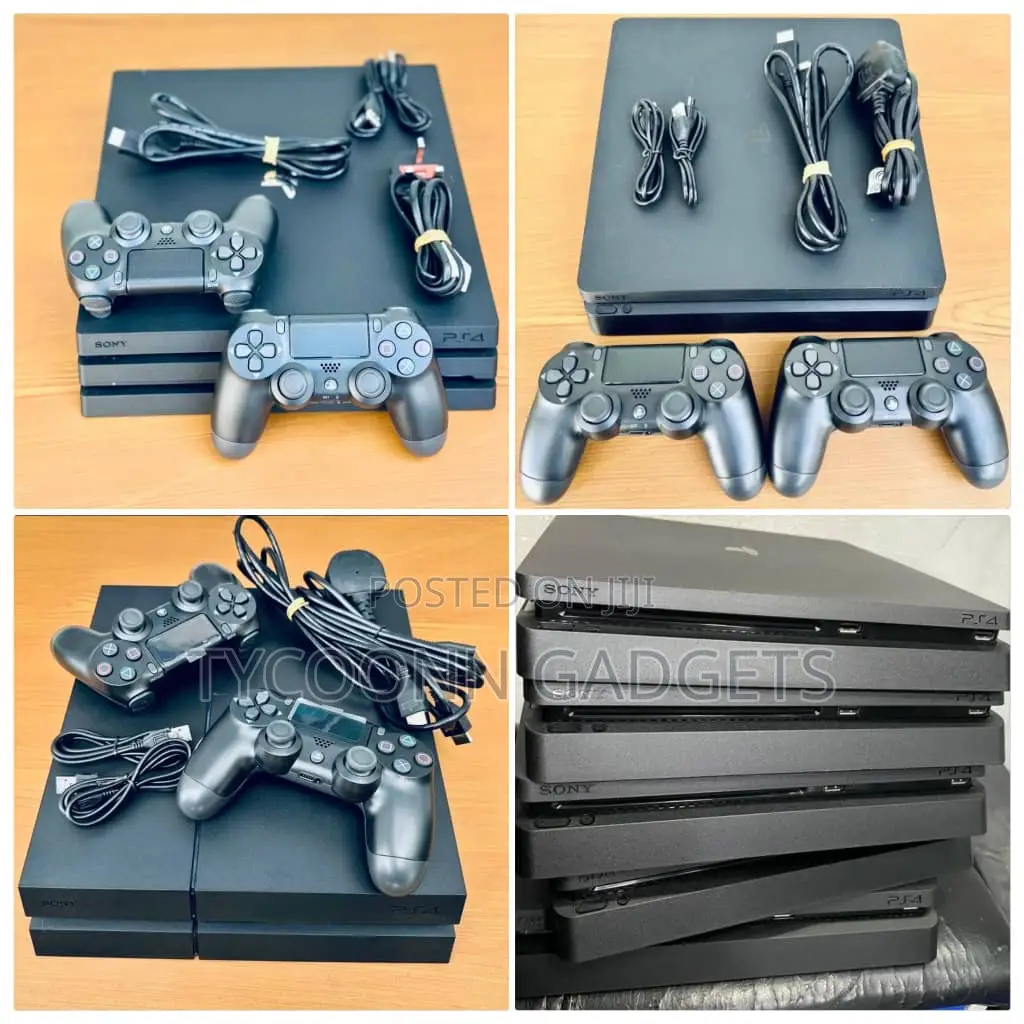 Uk Used Ps4 Pro With 2 Controllers 12 Games Installed
