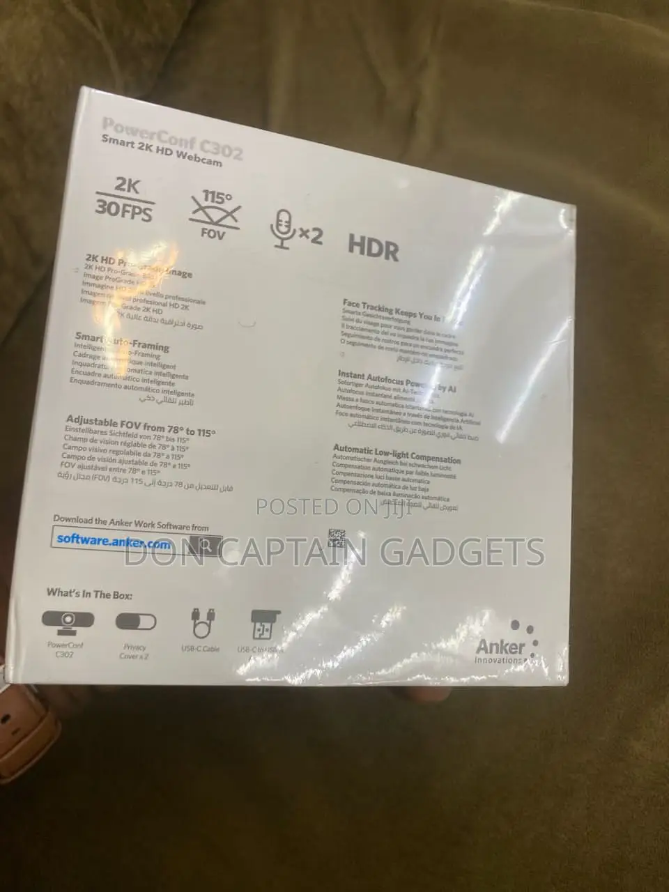 Anker Powerconf C302 Smart Hd Webcam