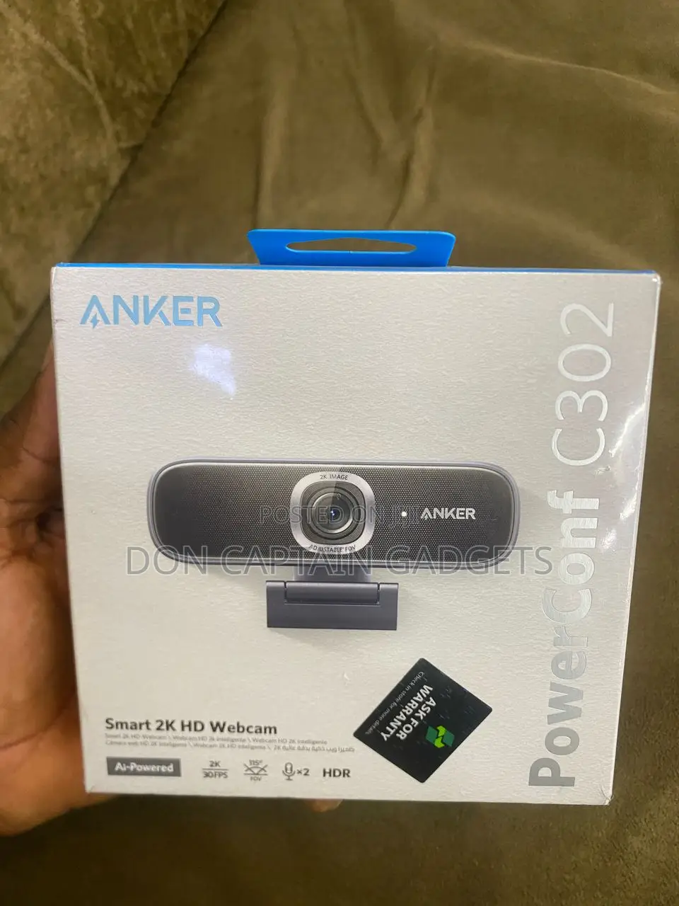 Anker Powerconf C302 Smart Hd Webcam