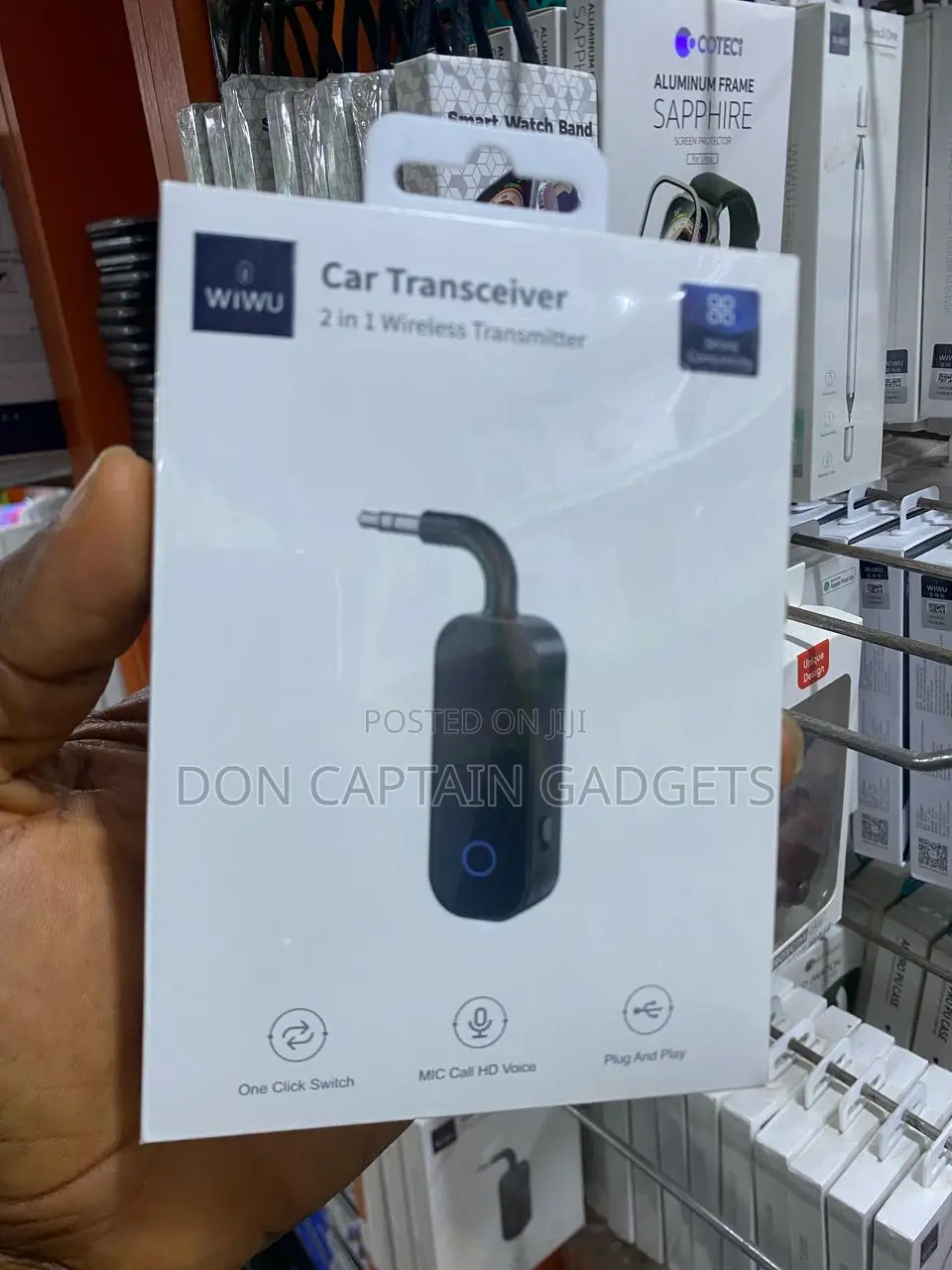 Wiwu Car Transceiver 2 in 1 Wireless Transmitter