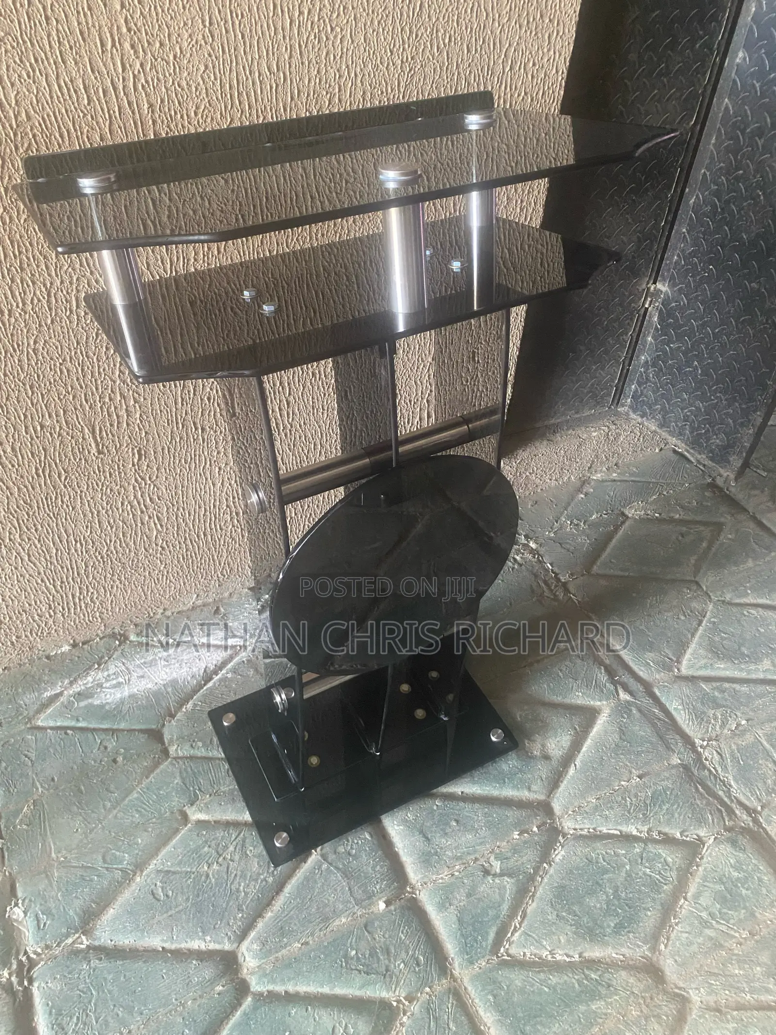 Black and Cool Impact Church Pulpit