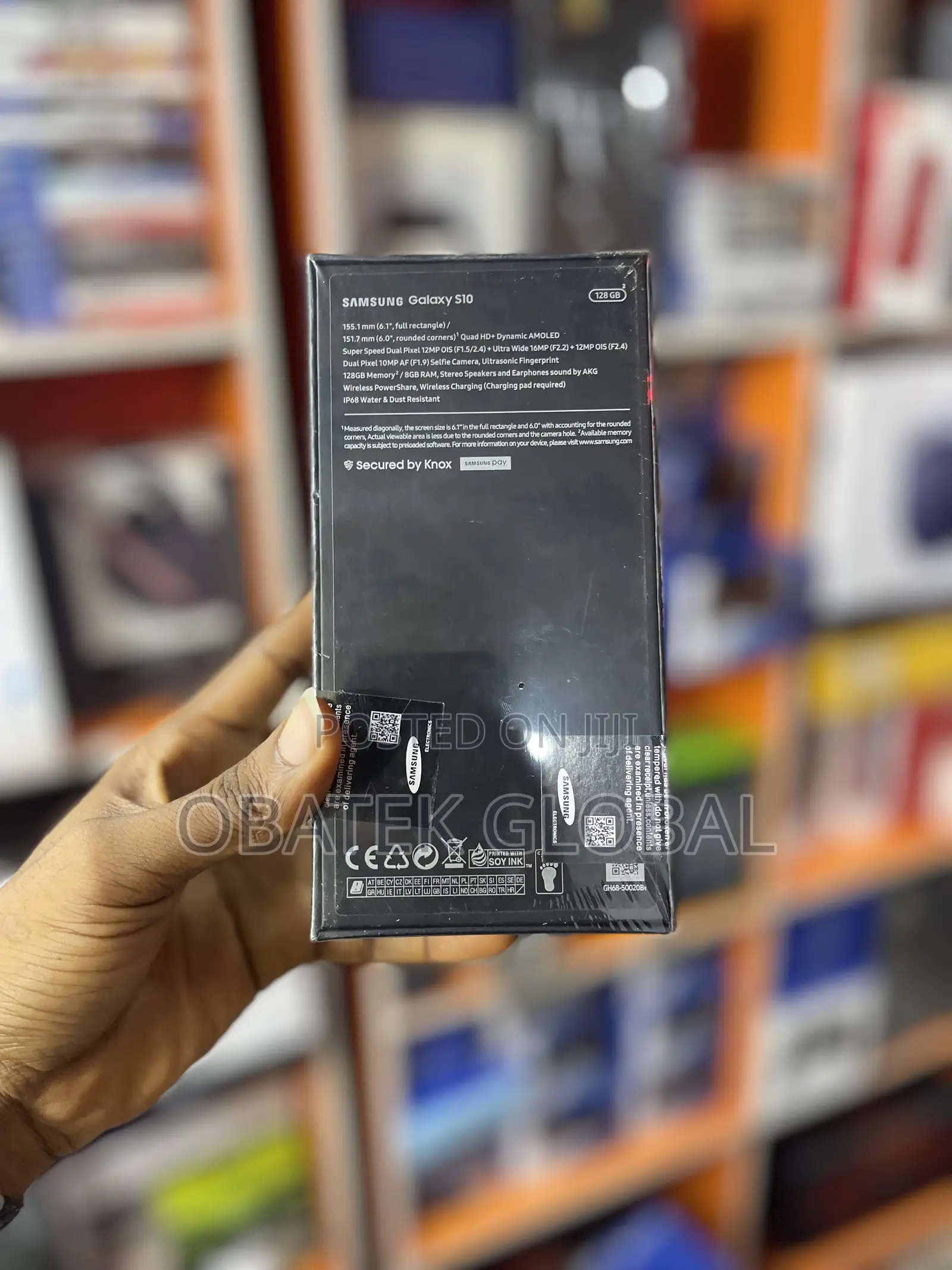 New Samsung Galaxy S10 128 GB Black