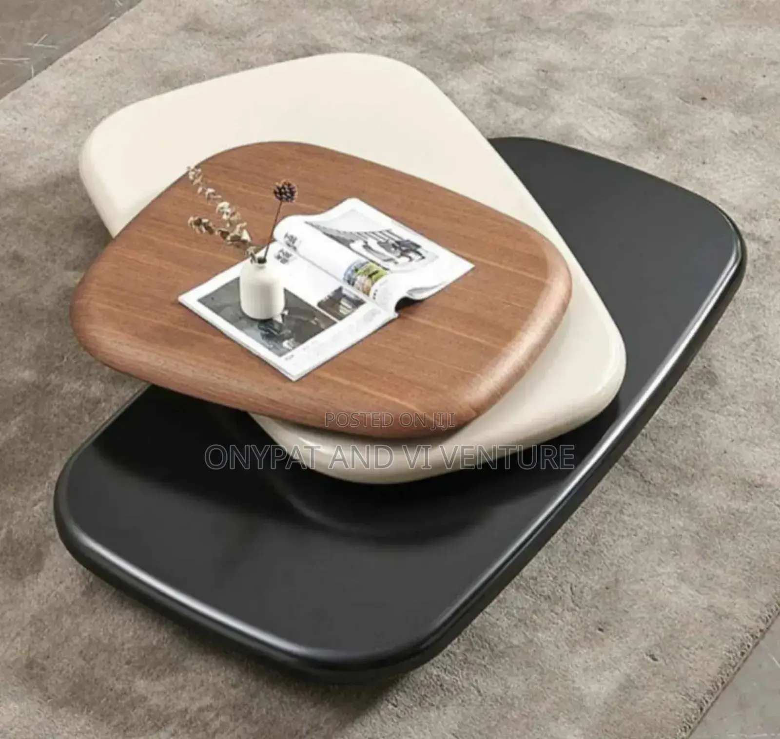 Morden Foldable 3 in 1 Centre Table