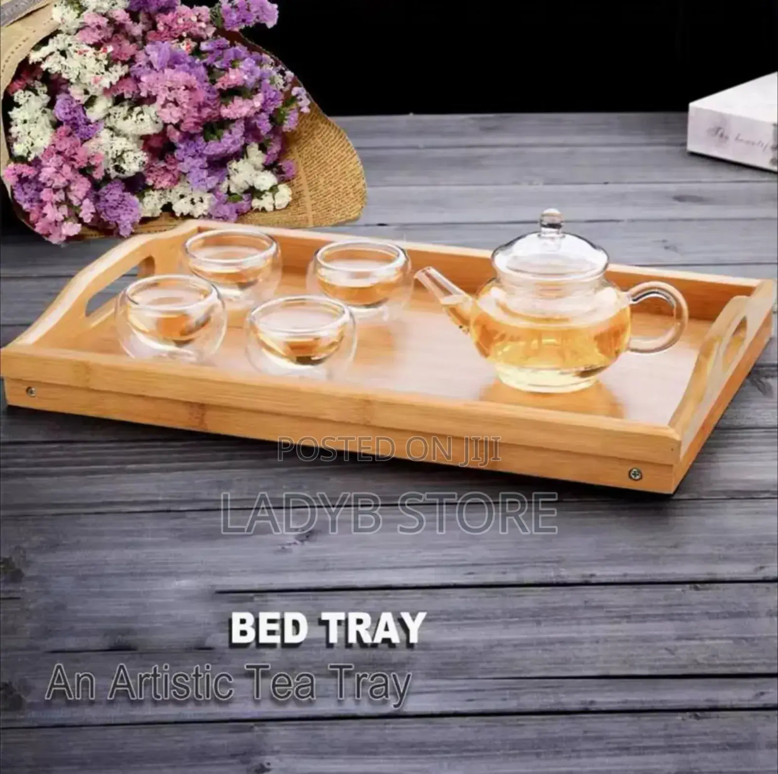 Foldable Bamboo Tray/Table