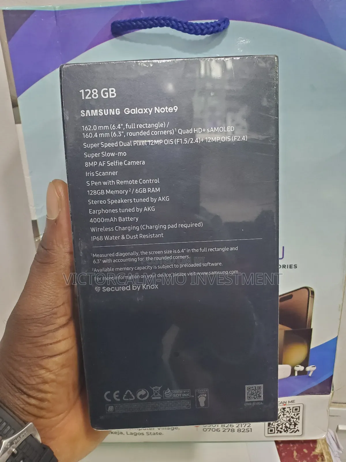 New Samsung Galaxy Note 9 128 GB Blue