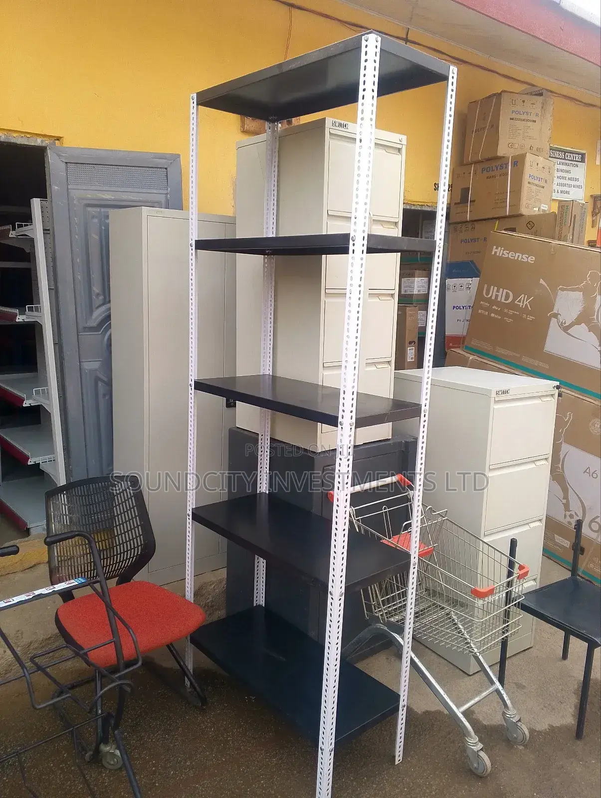 8ft Metal Rack/Shelf.