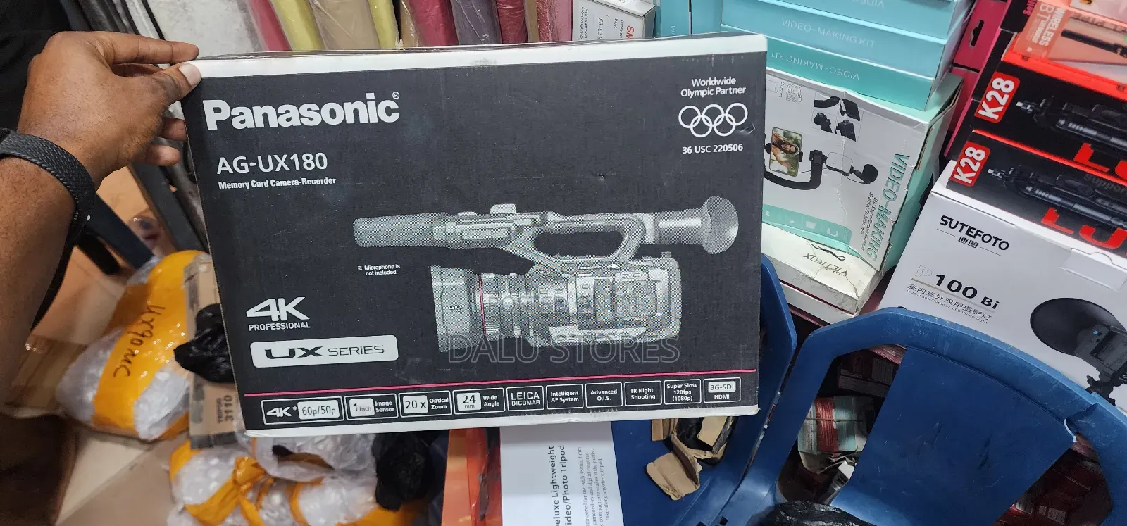 Panasonic Ag-ux180 4k Premium Professional Camcorder