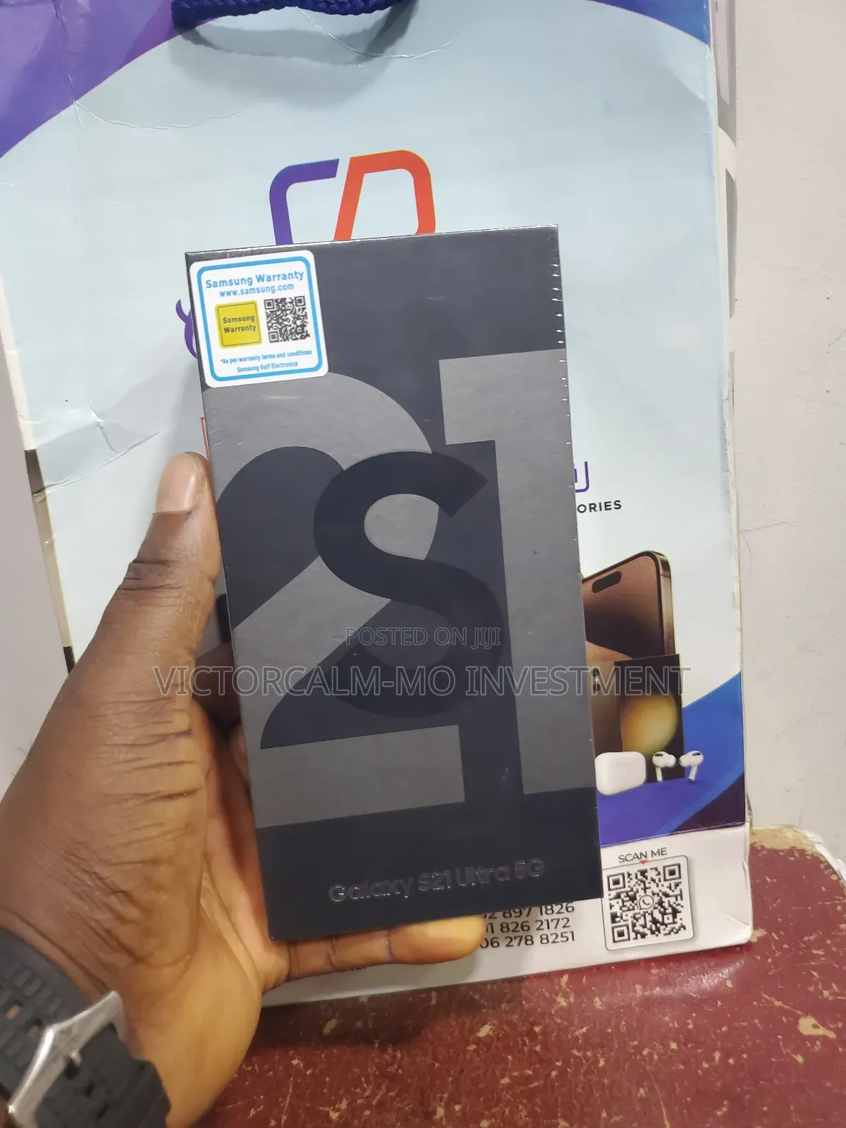 New Samsung Galaxy S21 Ultra 5G 128 GB Black
