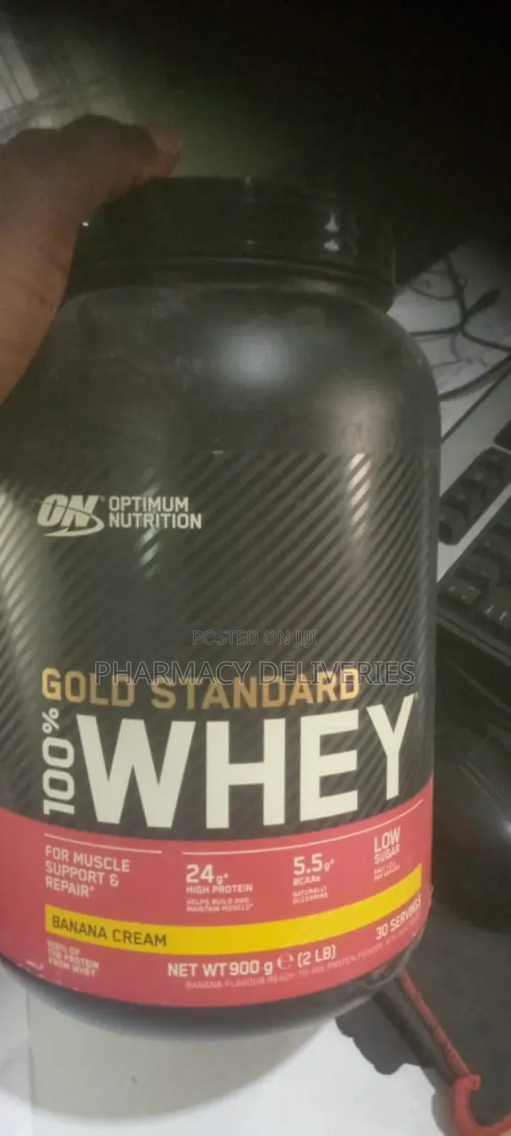 Optimum Gold Standard Whey Protein to Build Muscle Mass 900g