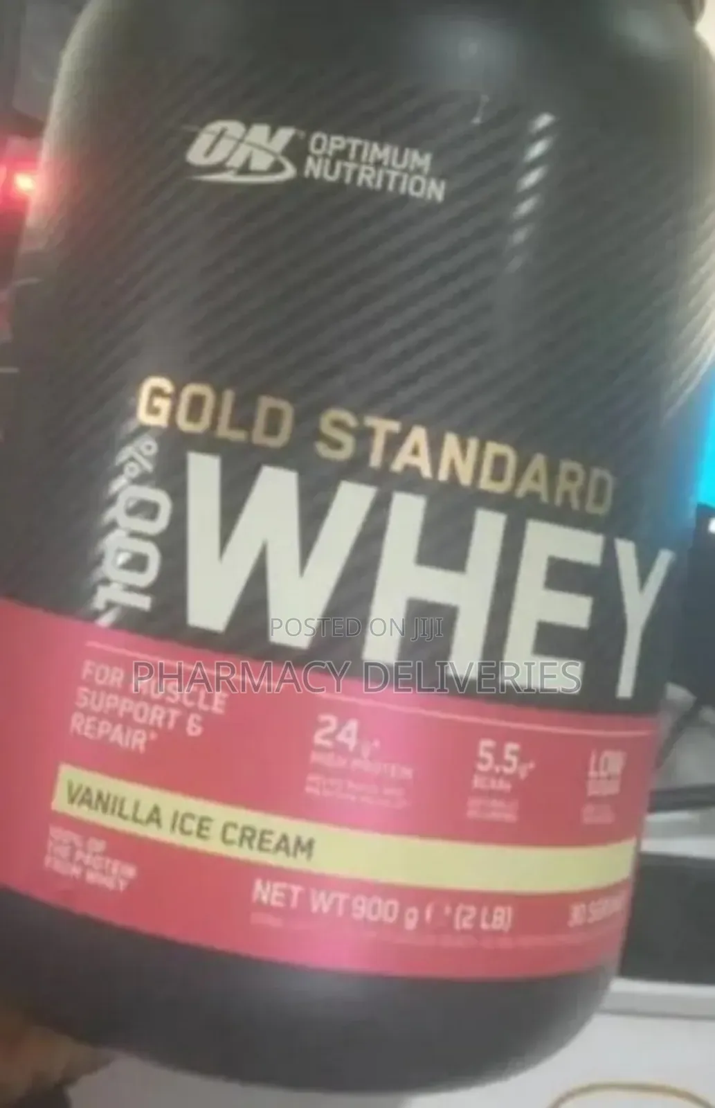 Optimum Gold Standard Whey Protein to Build Muscle Mass 900g