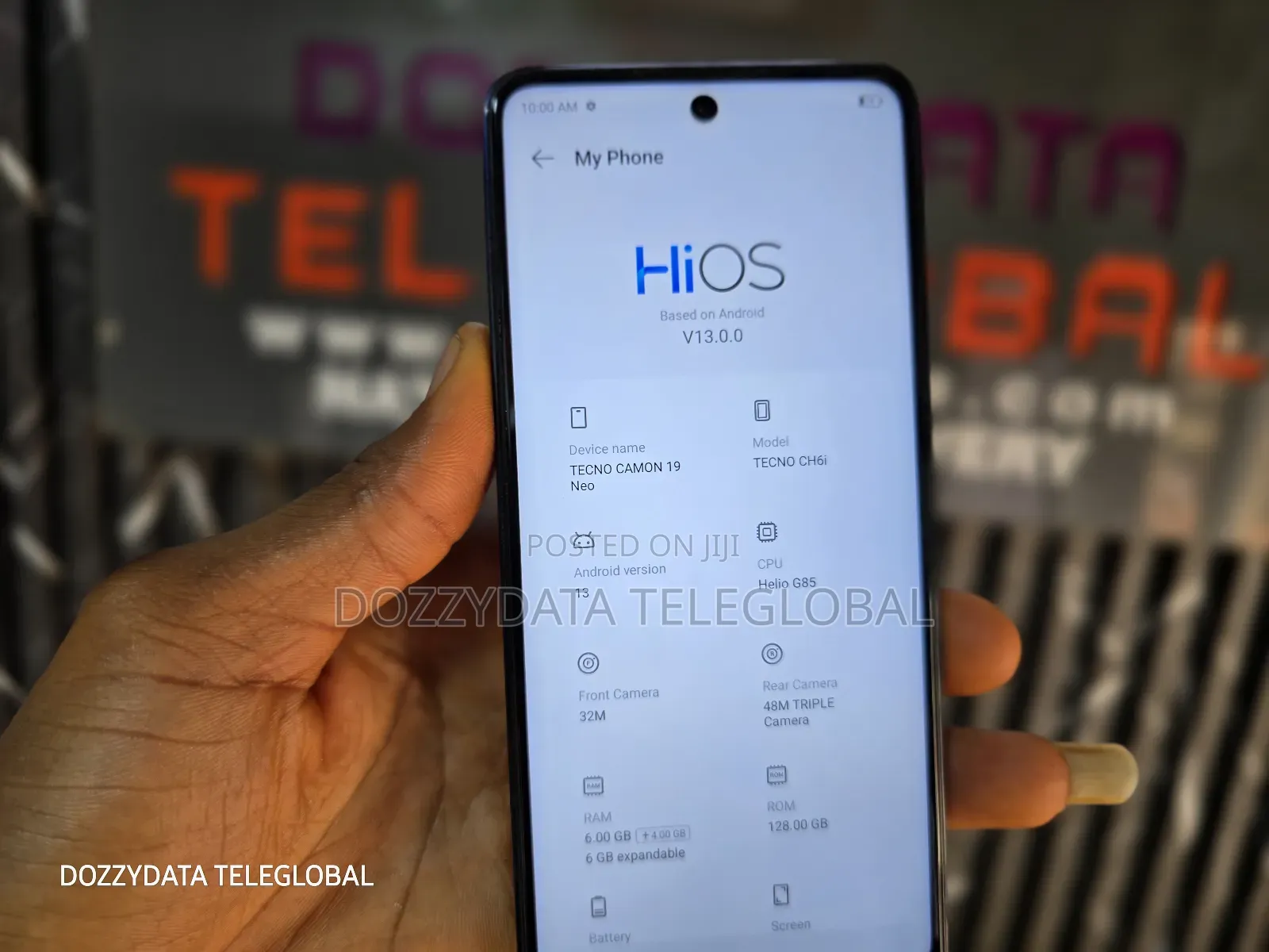Tecno Camon 19 Neo 128 GB Black
