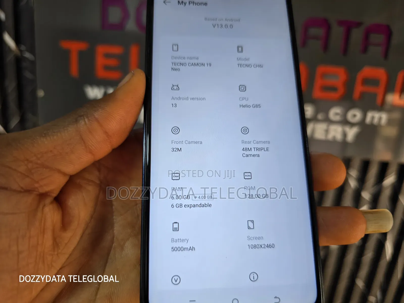 Tecno Camon 19 Neo 128 GB Black
