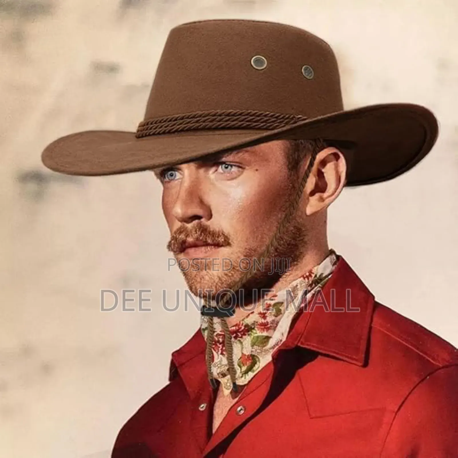 Cowboy Soft Faux Suede Western Hat Outdoor Sun Protection