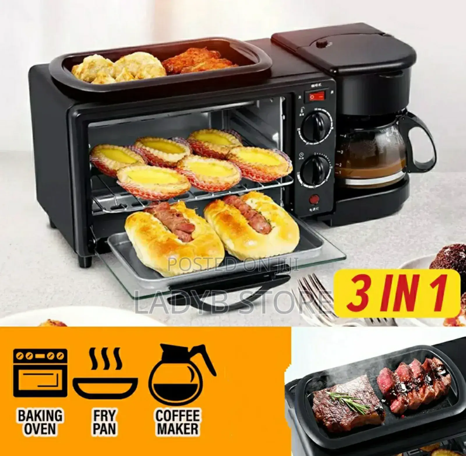 3in1 Breakfast Maker Machine