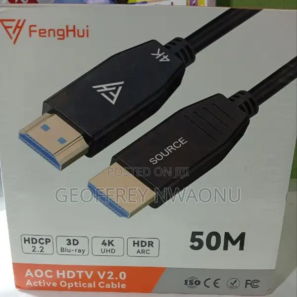 50m Hdmi 2.0 Active Optical Cable-High-Speed 3d HDTV Cord