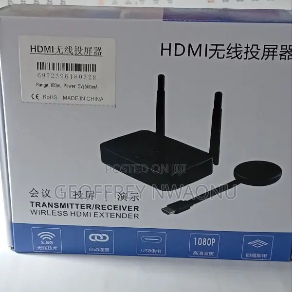 Wireless Hdmi Extender100m–5.3ghz Hdmi Transmitter Receiver