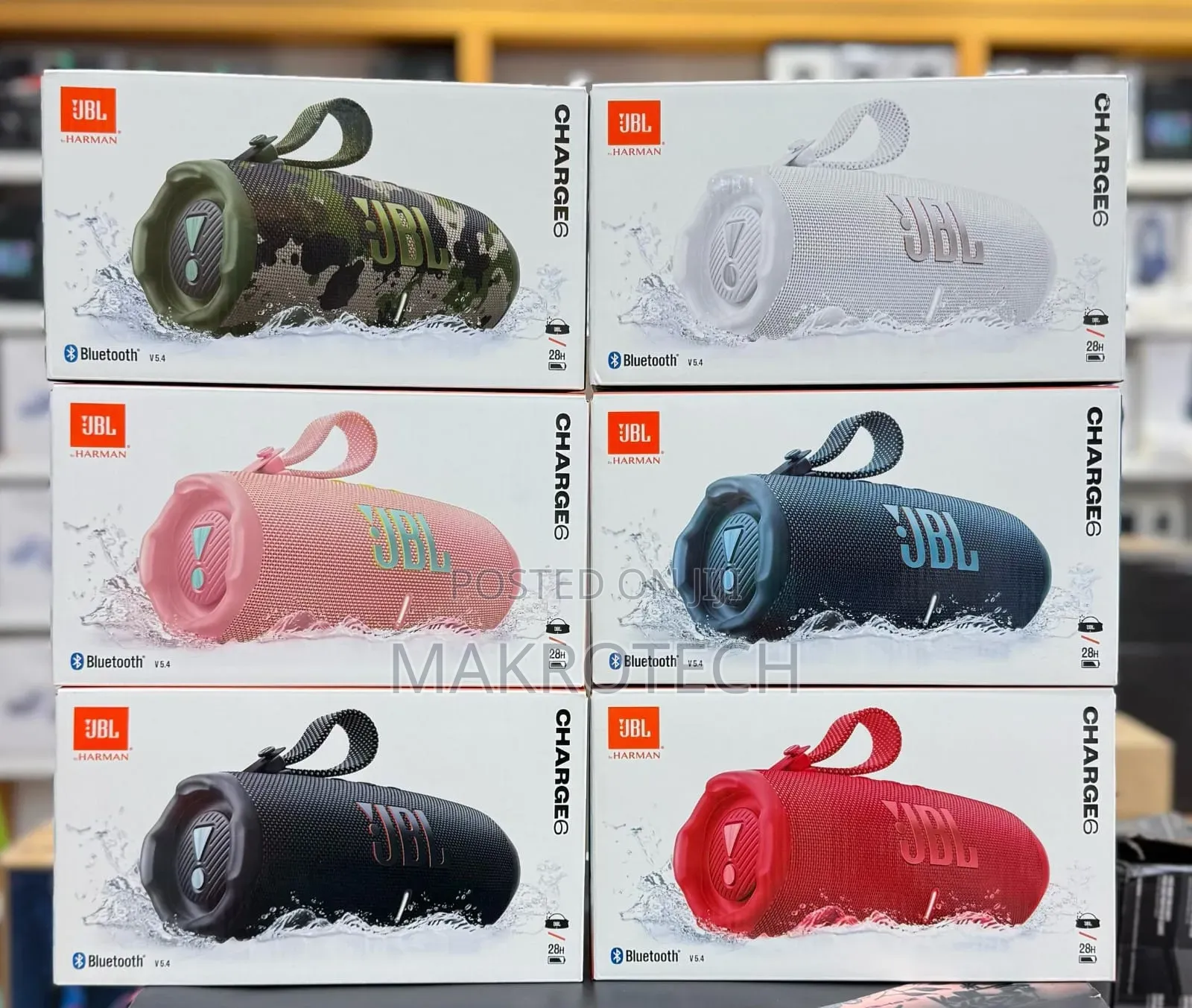 JBL Charge 6 Portable Bluetooth Speaker