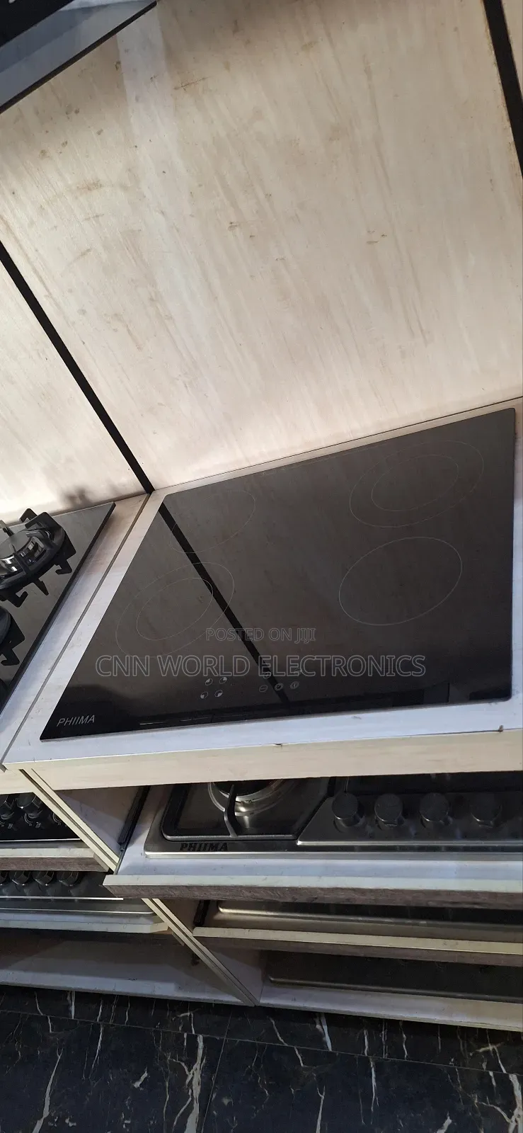 New Phima in-Built Cabinet All Electric 4 Burners Original