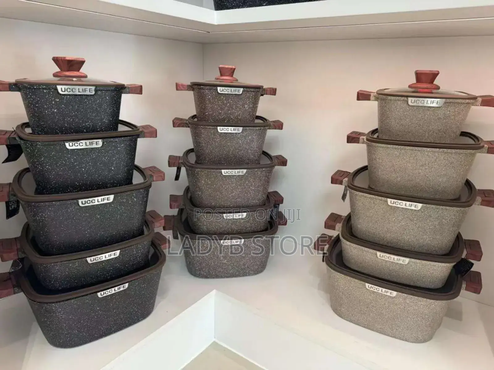 10pcs Ucc Life Granite Pot Set