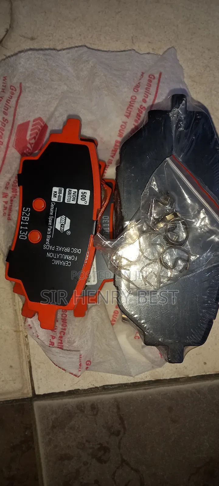 Front Brake Pad Toyota CHR Ceramic