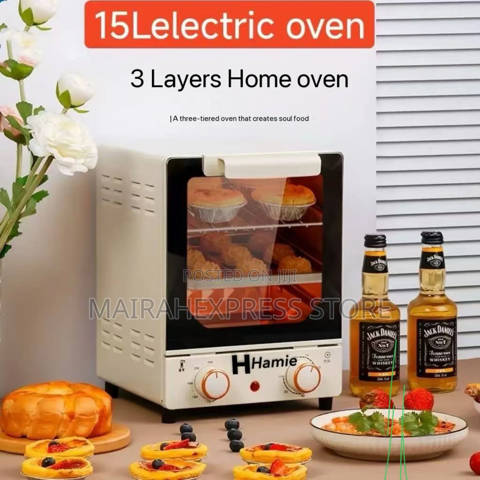 15l 3layers Multifunctional Oven - Hamie Brand